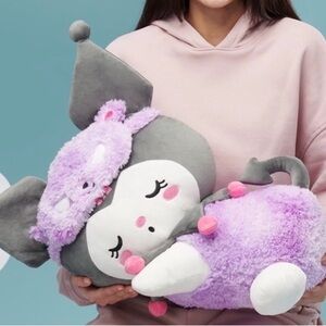 Cute Gray and Purple Plush Toy